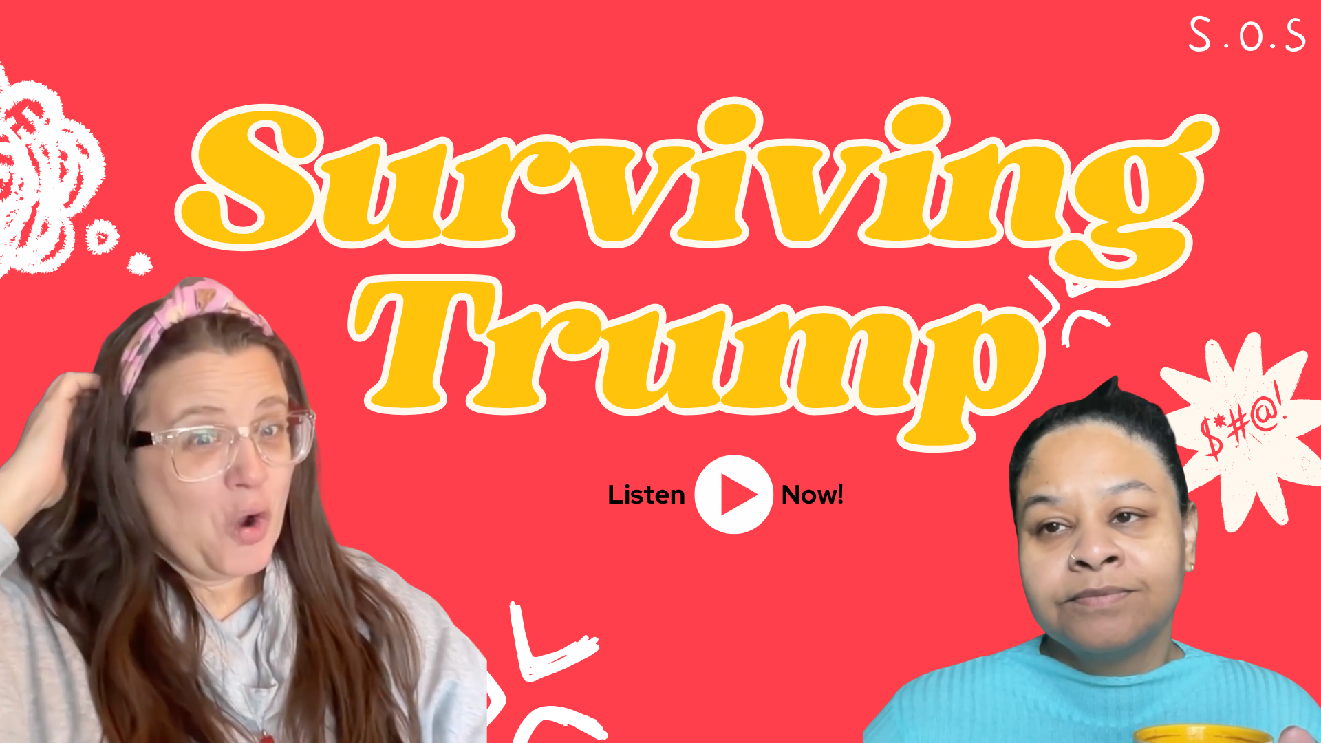 Messy Liberation episode artwork about collective grief, privilege, and surviving the Trump regime